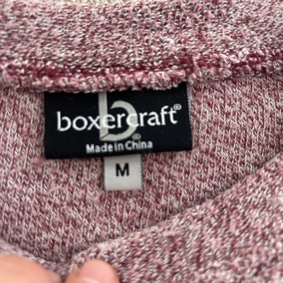 Women’s Boxercraft Top Sweatshirt Crew Pullover Knit  Carolina Shirt Size MEDIUM - Picture 3 of 5